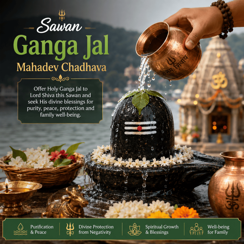 Sawan Ganga Jal Mahadev Chadhava