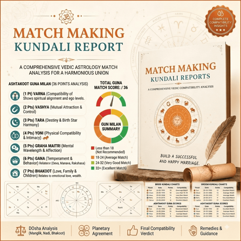 Match Making Kundali Report